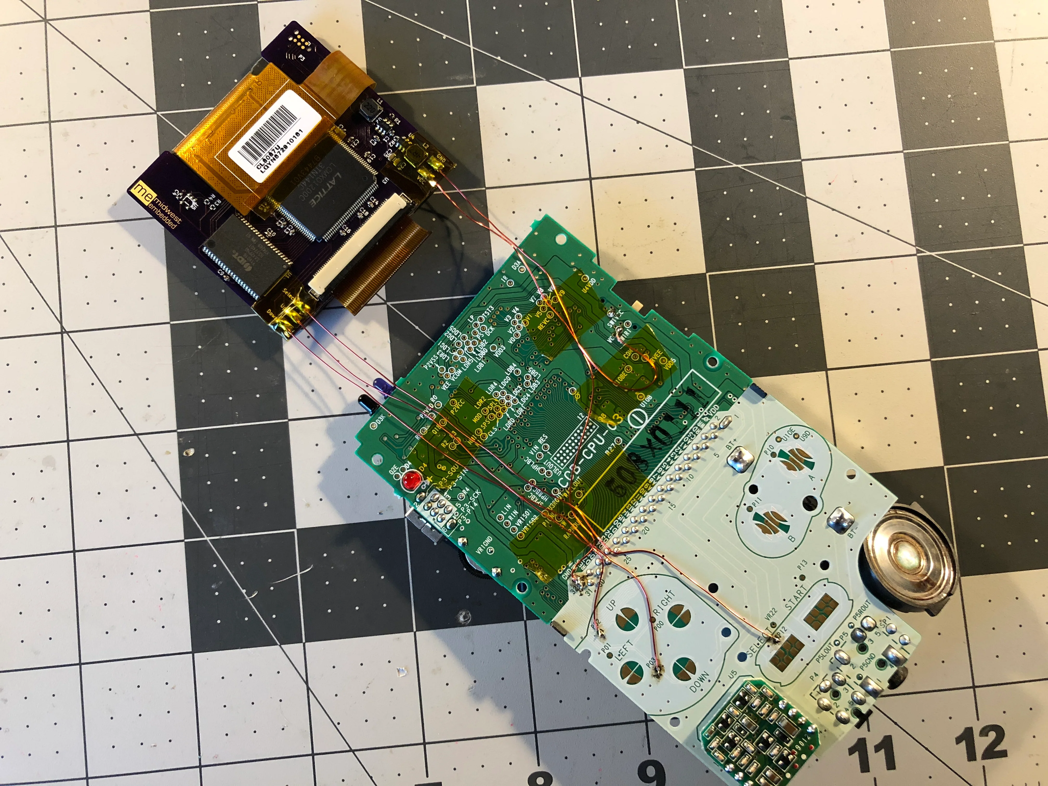 Midwest Embedded Game Boy Color Backlight Mod Kit | Retro Game Repair Shop