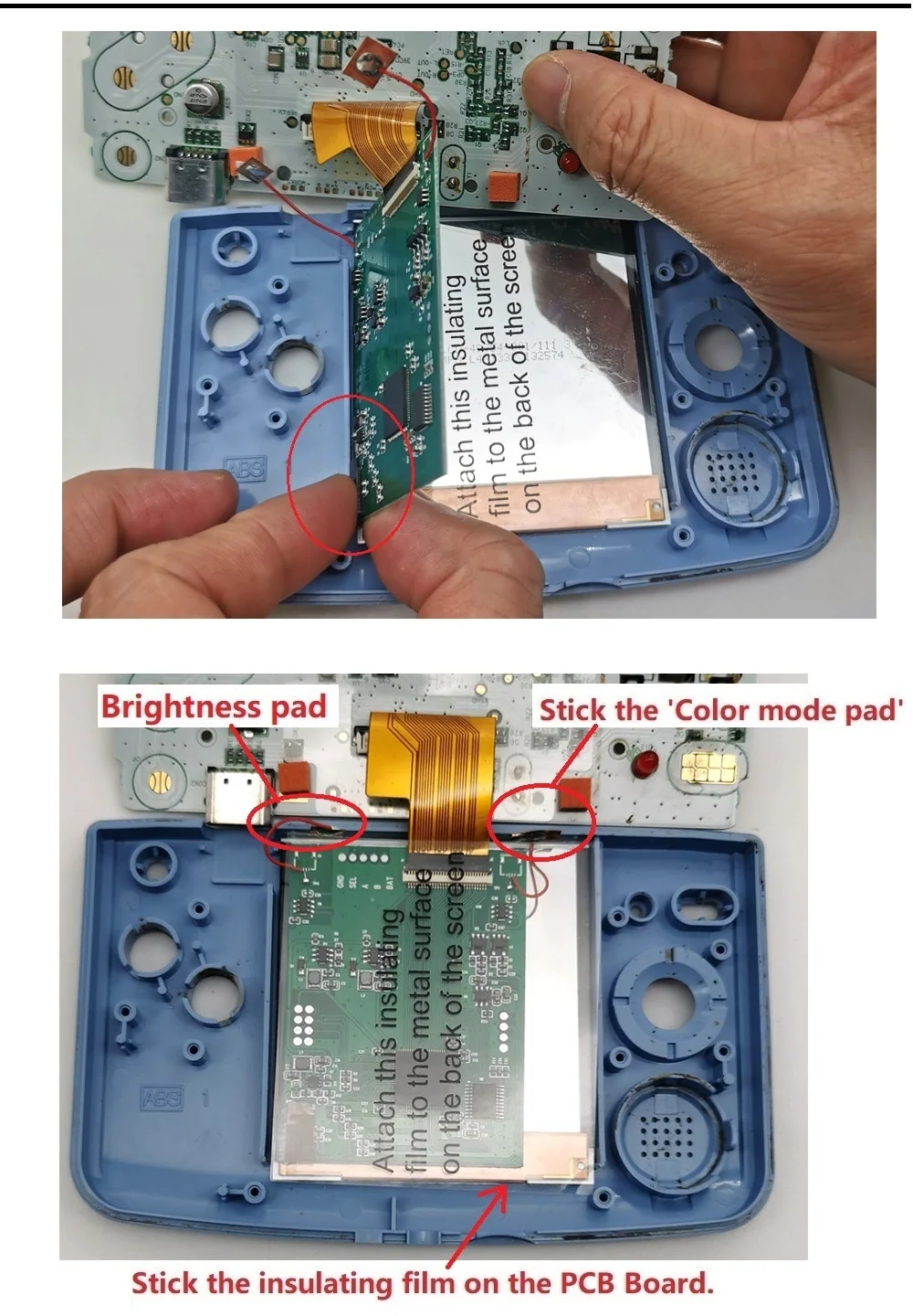 Neo Geo Pocket Color OSD Q5 IPS Backlight Mod kit - Hispeedido | Retro ...